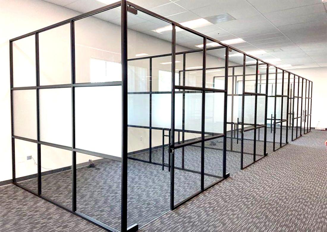 Glazing partitions